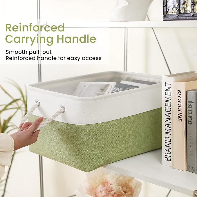 15.7x11.8x8.26 Inch Fabric Large Storage Bins - Image 3