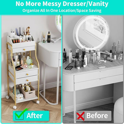 HapiRm Floor Makeup Organizer Storage - Image 8