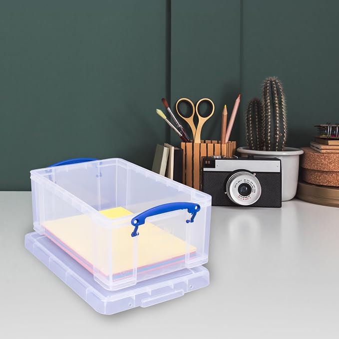 Really Useful Box 9 Liter Plastic Stackable Storage Container - Image 5