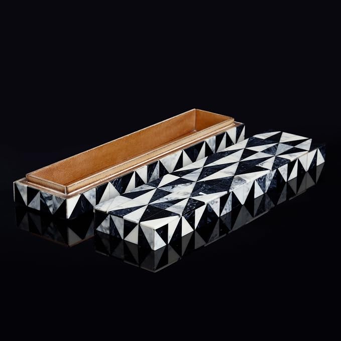 Handicrafts Home Decorative Remote Holder Box 10x2.5 – Slim Organizer Box - Image 4