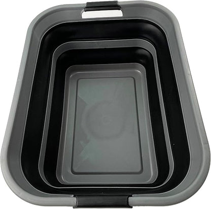 SAMMART 42L Collapsible Plastic Laundry Basket by SAMMART