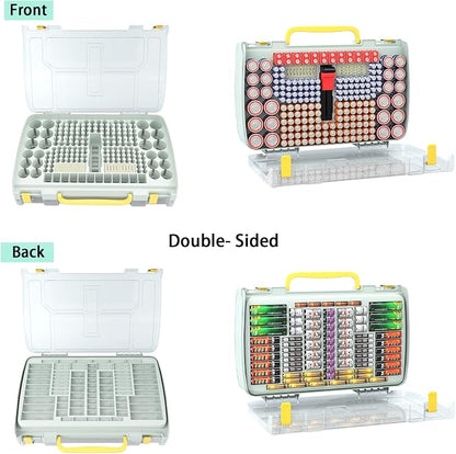 ALCYON Large Capacity 269 Battery Organizer Storage Case - Image 3