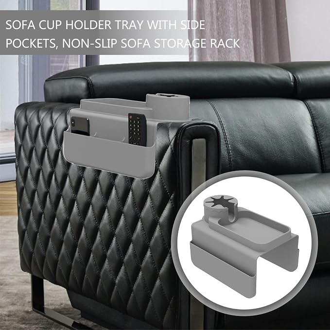 Couch Cup Holder, Couch Caddy Armrest, Couch Accessories, Armchair Caddy - Image 6