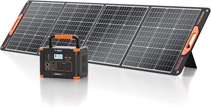 GRECELL 1000W Solar Generator by GRECELLPOWERSTATION