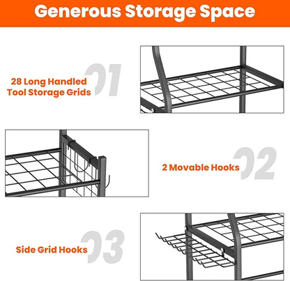 Ultrawall Garden Tool Organizer, Yard Tool Storage Stand - Image 3