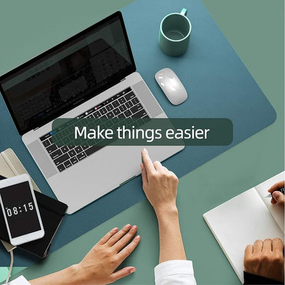 YSAGi Desk Pad, Desk Mat, 31.5" x 15.7" Dual-Sided Laptop Desk Pad Protector - Image 6