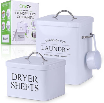 Metal Laundry Detergent Container Set - Image 8