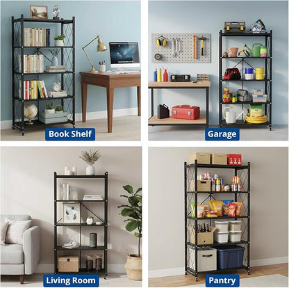 5 Tier Foldable Storage Shelf - Image 6