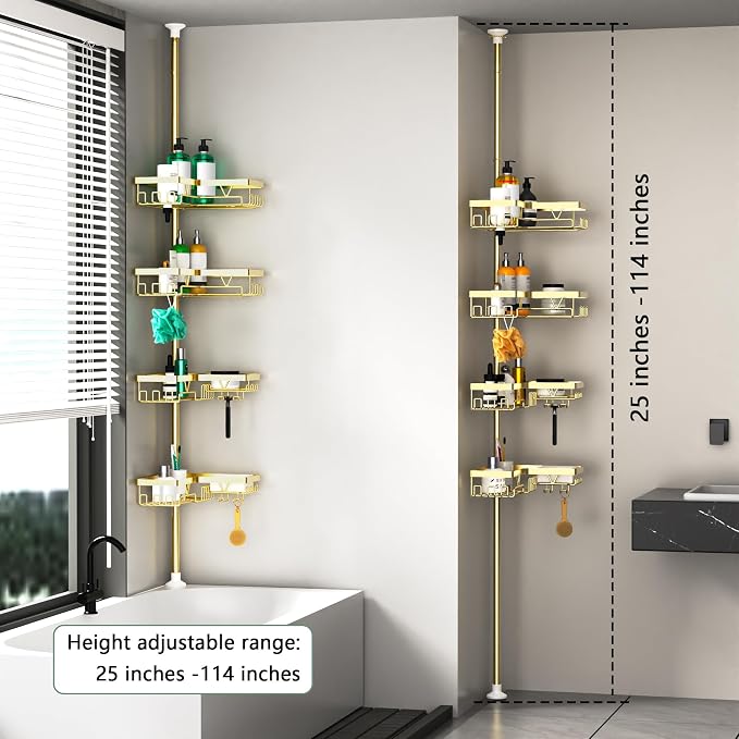 DAOYA Shower Caddy Tension Pole - Image 6