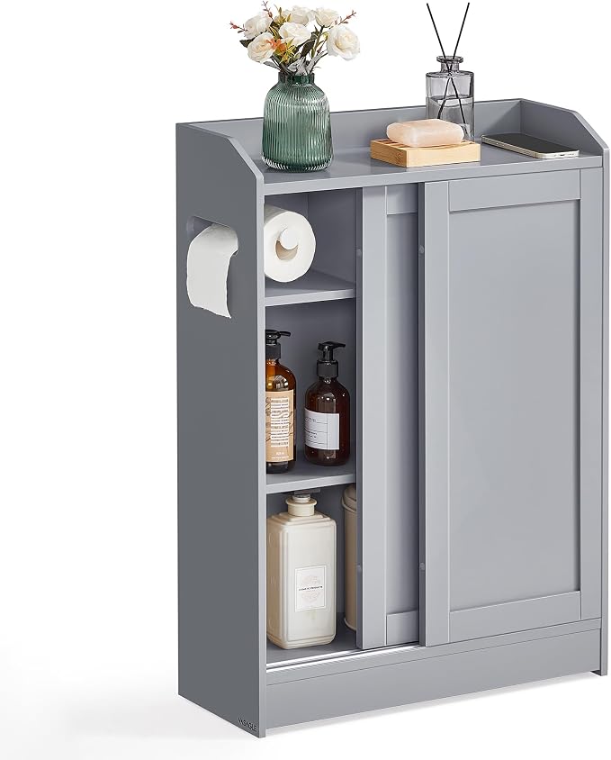 VASAGLE Narrow Storage Cabinet, Slim Floor Cabinet by Unknown