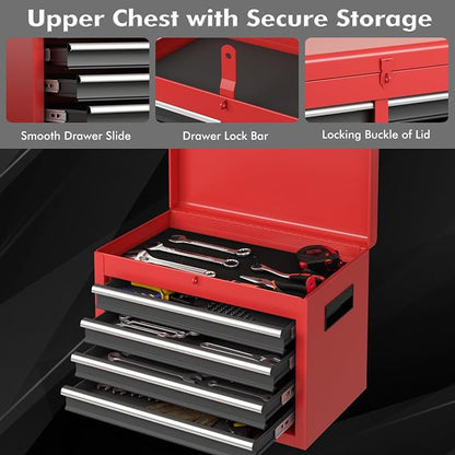 Goplus Tool Chest, 5 Drawers Rolling Tool Cabinet - Image 7