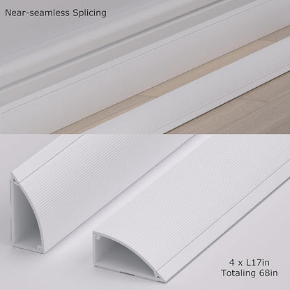 ZhiYo Corner Cable Hider, Floor Cord Cover - Image 7
