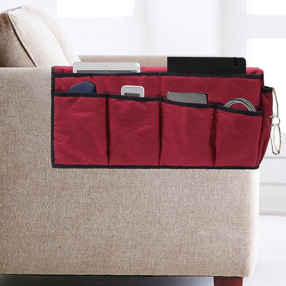 Armchair Caddy, Non Slip Sofa Armrest Organizer, Couch Armrest Remote Control by ORIMIDA