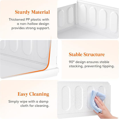 Lifewit 6 Pack Stackable Closet Organizers and Storage Basket - Image 7