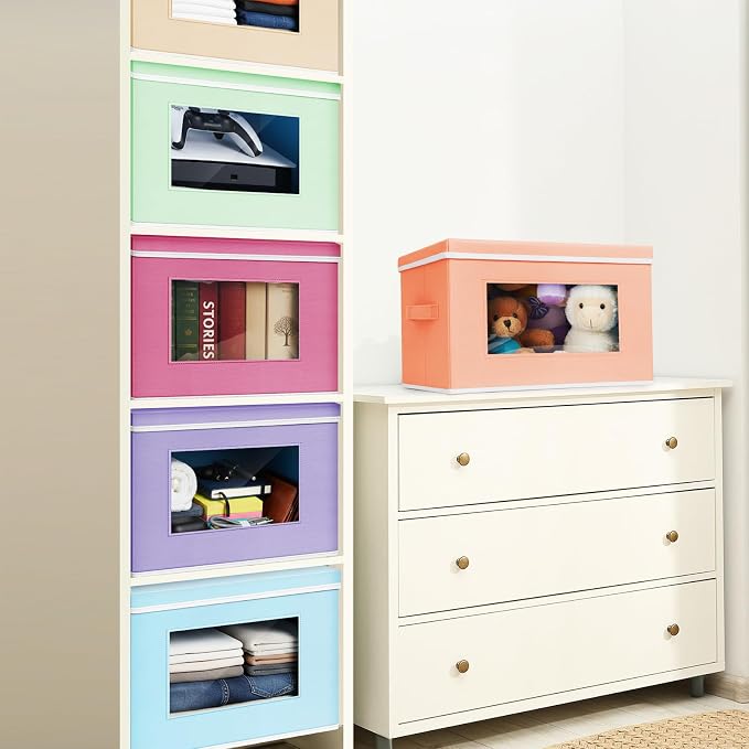 Threehoney 10 Pcs Fabric Storage Cubes - Image 2