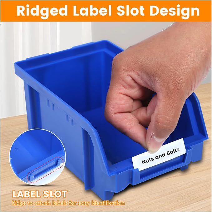 MaxWorks Wall Mount Storage Rack 30 Bin Heavy‑Duty Organizer - Image 3