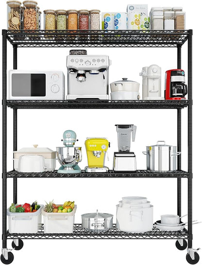 Karl home Heavy Duty 5-Tier Storage Shelving, 74.02"H x 59.06"W x 17.72"D - Image 8