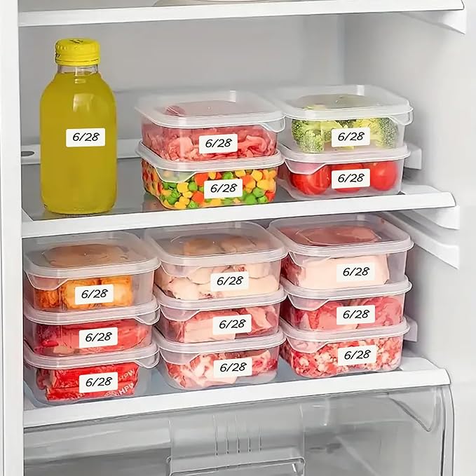 MaxGear 1000 Removable Freezer Labels 1x2 Inch | Waterproof Oil Resistant - Image 7