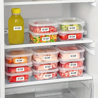 MaxGear 1000 Removable Freezer Labels 1x2 Inch | Waterproof Oil Resistant - Image 7