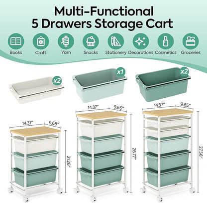 KINGBOARD Slim Rolling Cart - Image 2