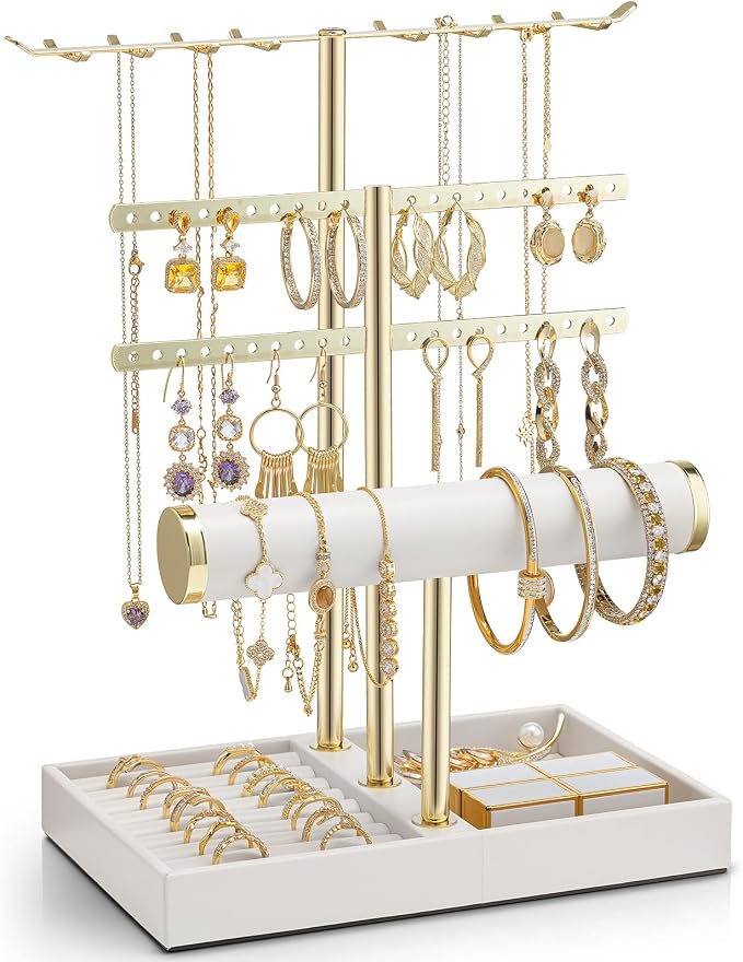 Vlando 3 Tier Jewelry Stand Organizer by VLANDO