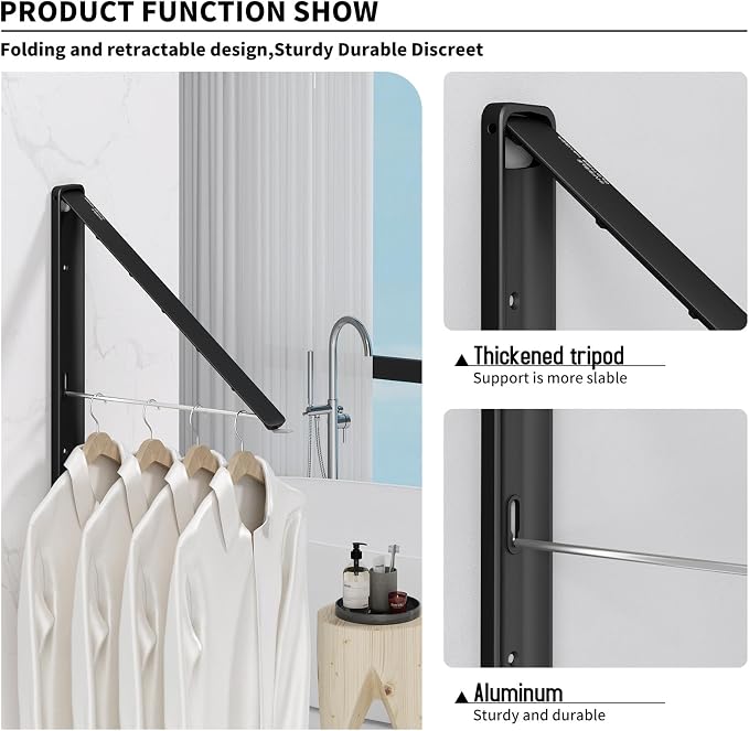 Retractable Clothes Drying Rack - Image 5