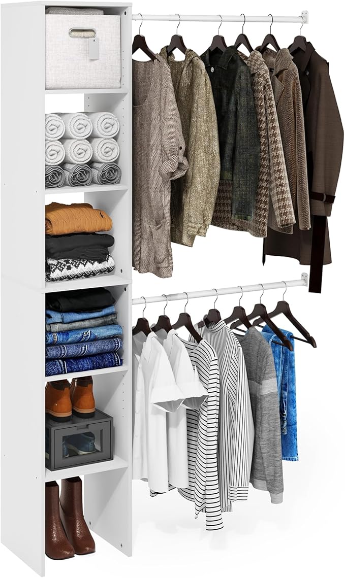 Furinno FANO Closet Organizers and Storage, 5-Tier Closet Storage Organizer by Furinno-FitsYourSpaceFitsYourBudget