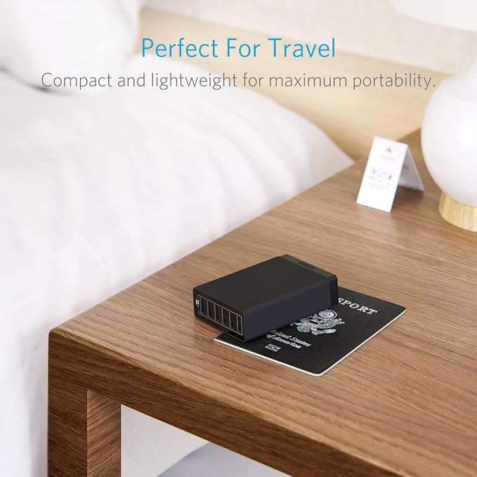 Anker Desktop Charger, 60W 6 Port USB Multiple Charging Hub, PowerPort 6 - Image 4
