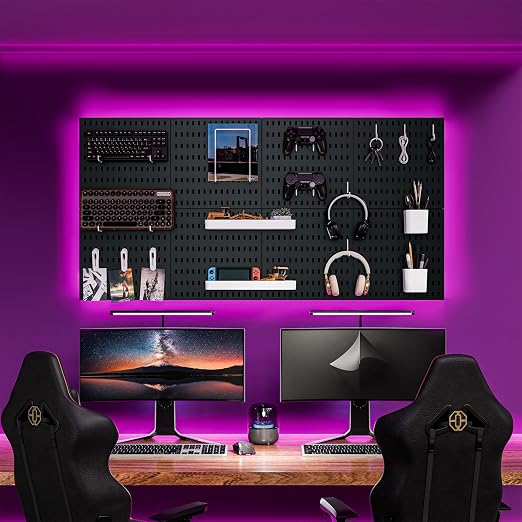 Pegboard Combination Kit for Wall Organizer, Wall Mounted Peg Board Kits for - Image 3