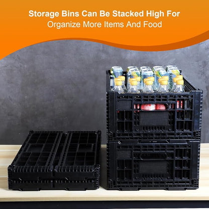 Collapsible Storage Bin Container，52 Liter Transfer heavy duty plastic storage - Image 3