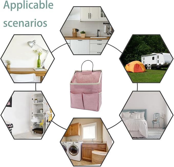 2pcs Wall Hanging Storage Bag, Wall Hanging Organizer Bags - Image 5