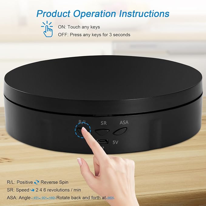 22 lbs Motorized Rotating Display Stand - Image 3