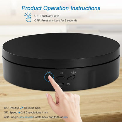 22 lbs Motorized Rotating Display Stand - Image 3