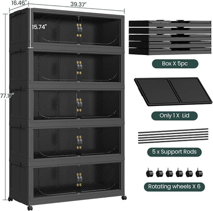 1600QT Extra Large Stackable Storage Bins - Image 2