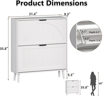 BORNOON Shoe Cabinet for Entryway - Image 2