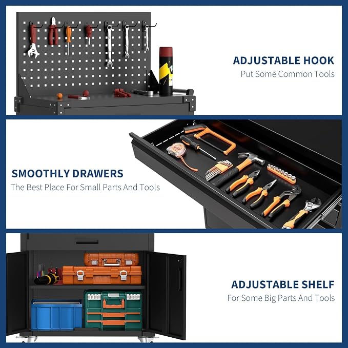 35” Heavy-Duty Rolling Tool Cabinet - Image 4
