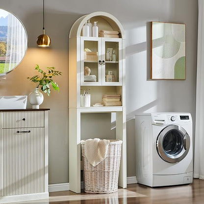 IFGET Arched Over The Toilet Storage Cabinet - Image 6