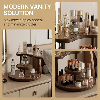 GDQ Wooden Display Organizer Stand, Perfume Organizer, Tea Set, Open Design - Image 7