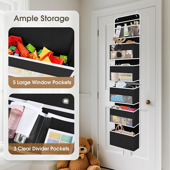 6-Tier Over The Door Organizer Hanging Storage Organizers - Image 4