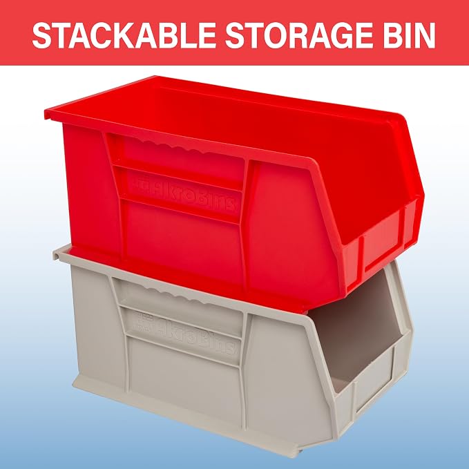Akro-Mils 30240 AkroBins Plastic Storage Bins, Space-Saving Stackable Bins - Image 5