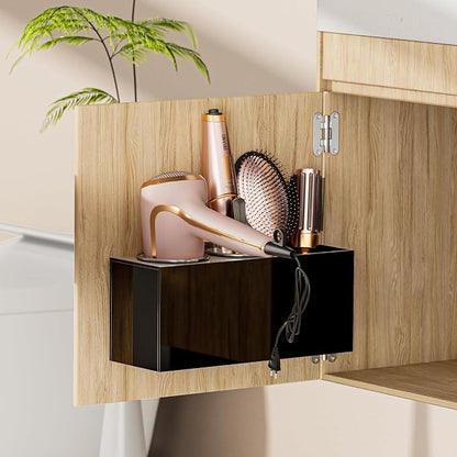 Hair Tool Organizer Acrylic: Hair Dryer Holder Wall Mount - Image 3