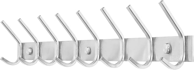 WEBI Heavy Duty 24 Inch SUS 304 Coat Bath Towel Hook Hanger Rail Bar - Image 9