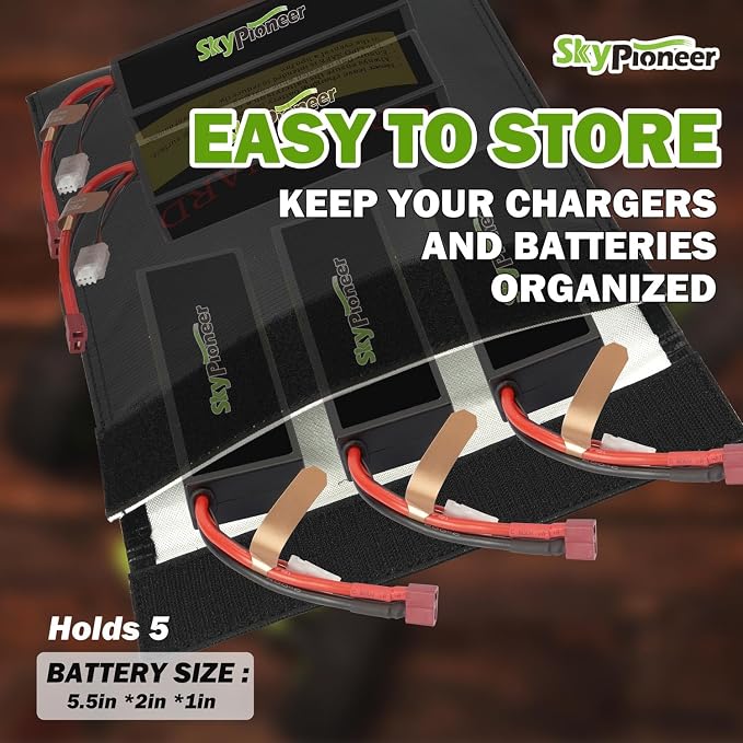 RC Lipo Safe Bag, Fire Retardant Lipo Battery Bag, Fireproof Explosion-proof - Image 5