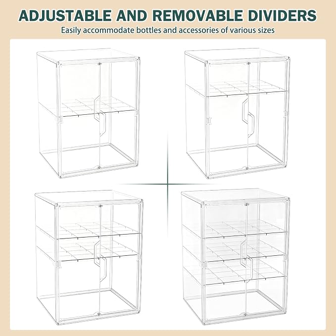 Baby Bottle Organizer, 4-Tier Large Capacity Bottle Storage - Image 7