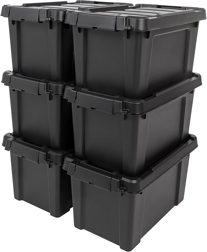 IRIS USA 5 Gallon Lockable Storage Bins by IRISUSA