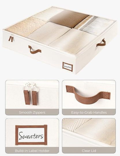 StorageWorks Underbed Storage Box, Under Bed Clothes Organizer - Image 4