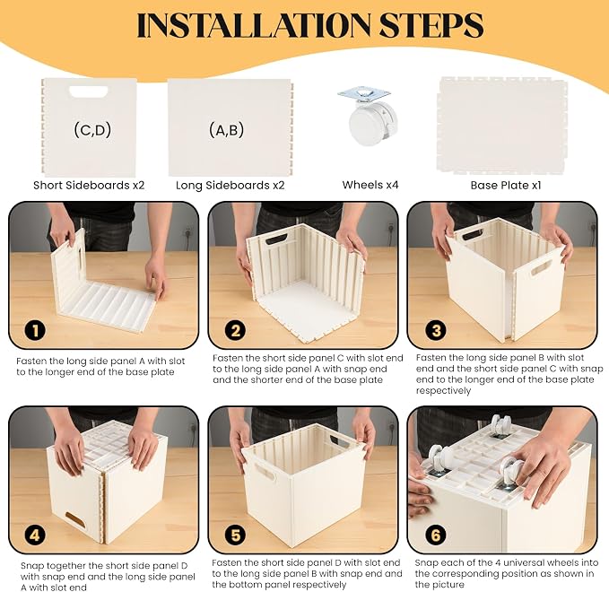 File Box Rolling File Organizer - Image 7