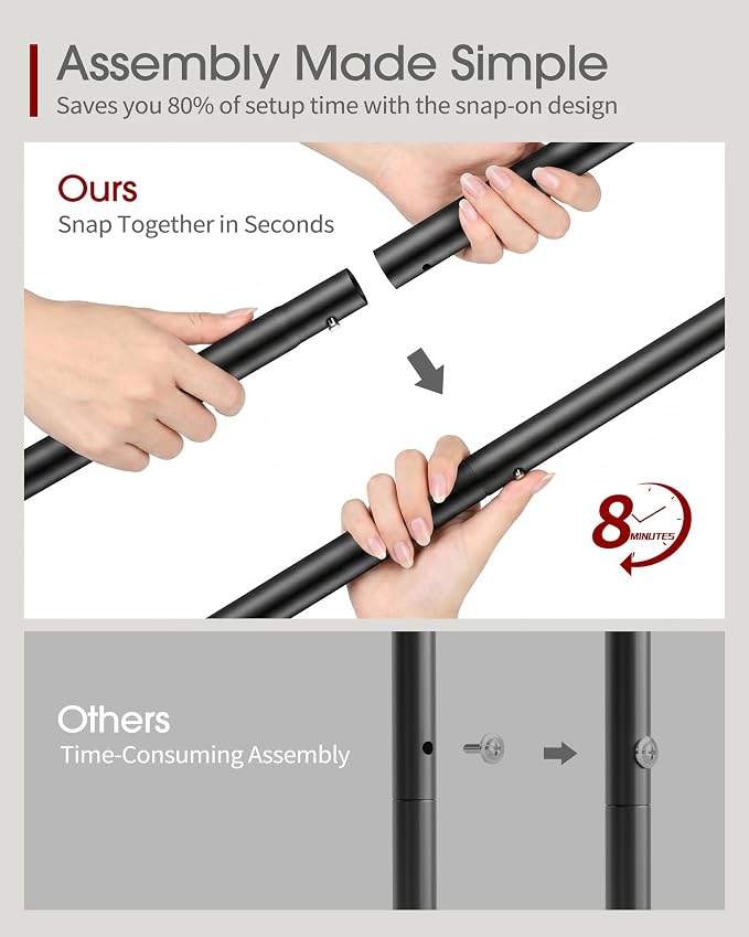Sakugi Double Rods Clothes Rack - Image 7