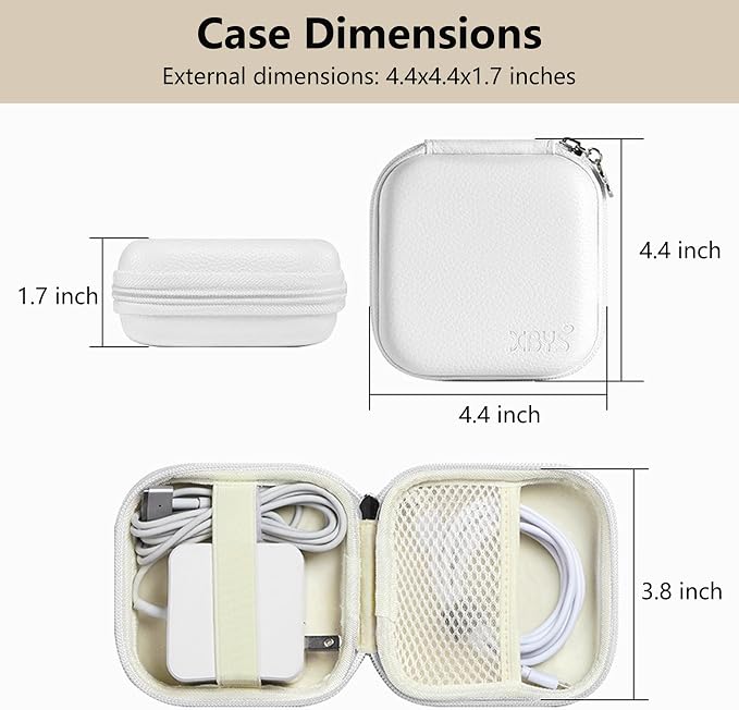Charger Case for Macbook, Portable Tech Electronic Organizer Bag, Small Travel - Image 2