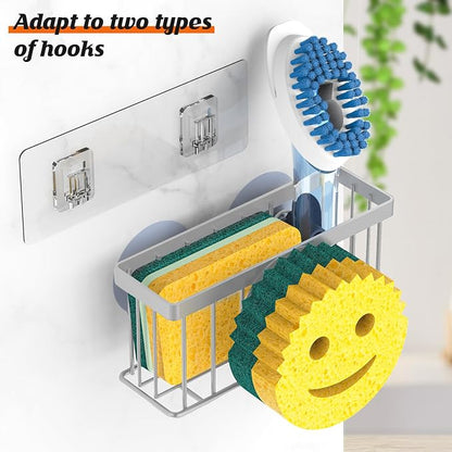 Sponge Holder Smiley Face, Sink Caddy, Kitchen Organizer - Image 3